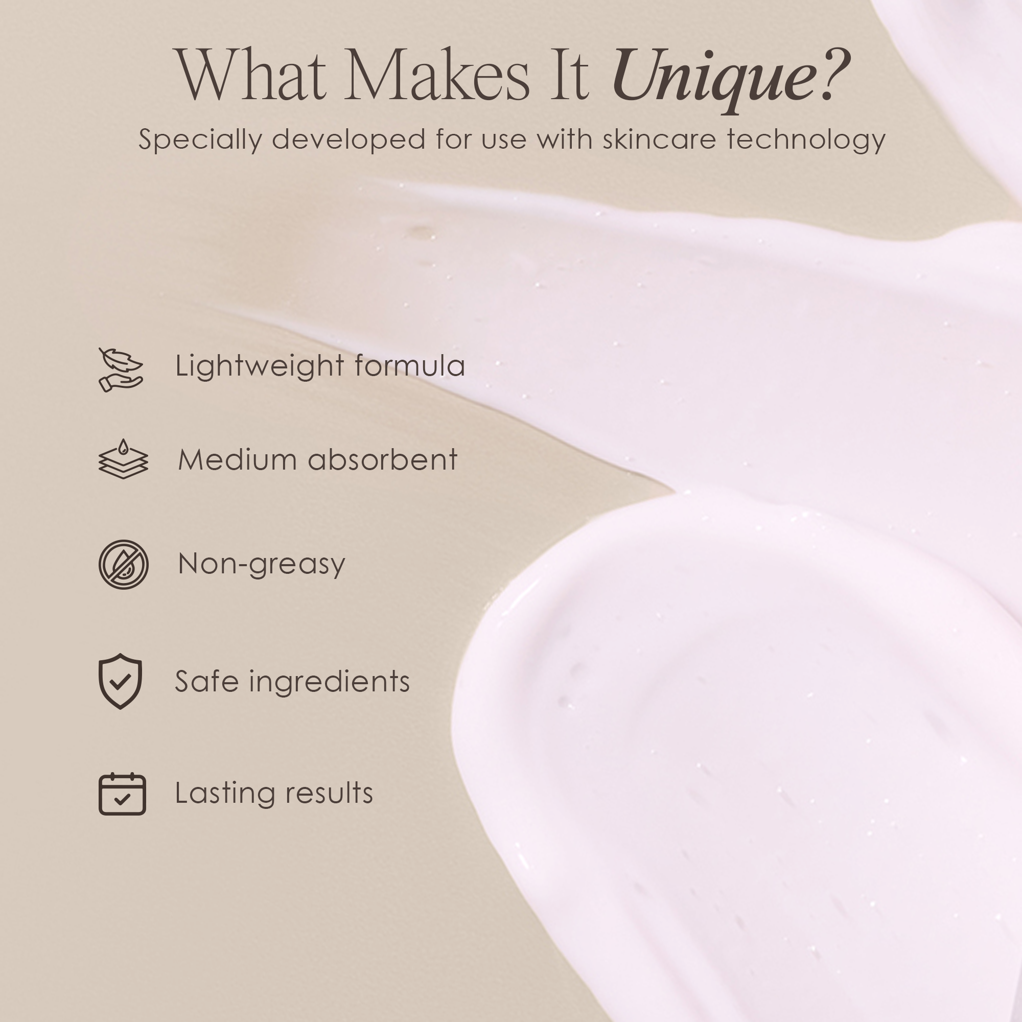 Eye renewal brightening cream specially developed for use with skincare technology